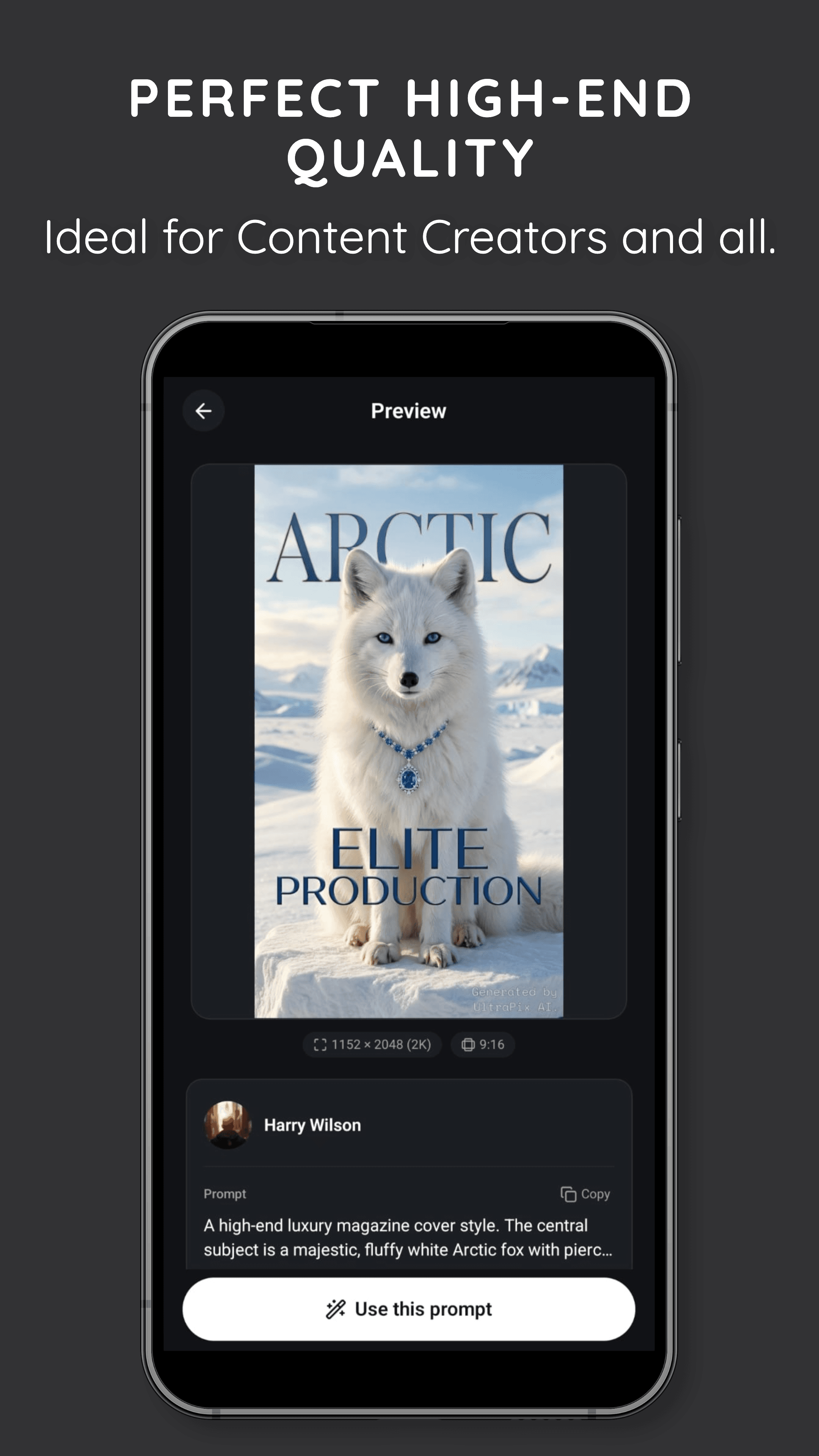 UltraPix background removal tool on Android